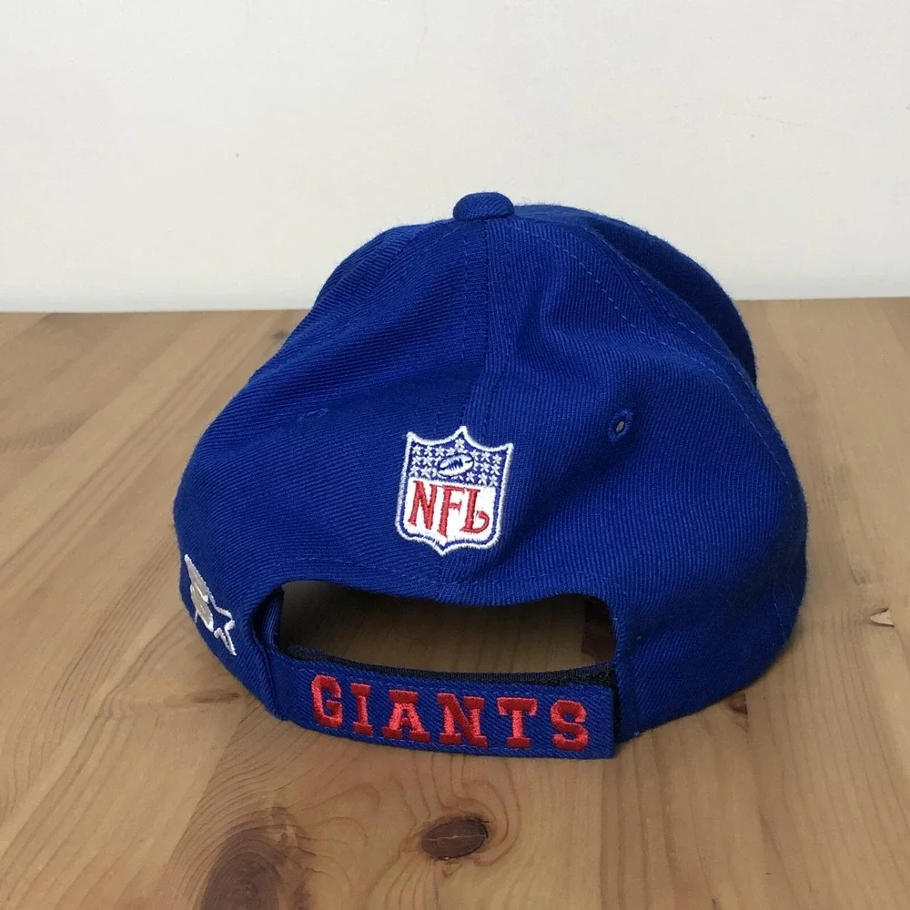Vtg New York Giants Starter NFL Pro Line Hat Cap Blue Red White